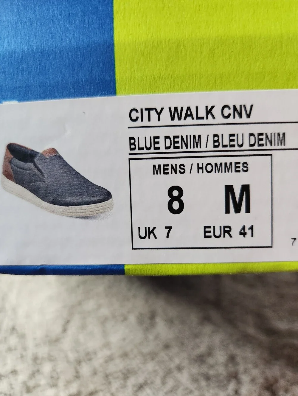 Men's Slip-On Sneakers in Navy with Brown & White Soles - Nunn Bush City Walk 8